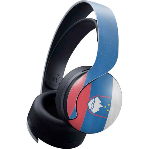 Slovenia Flag Distressed PULSE 3D Wireless Headset for PS5 Skin
